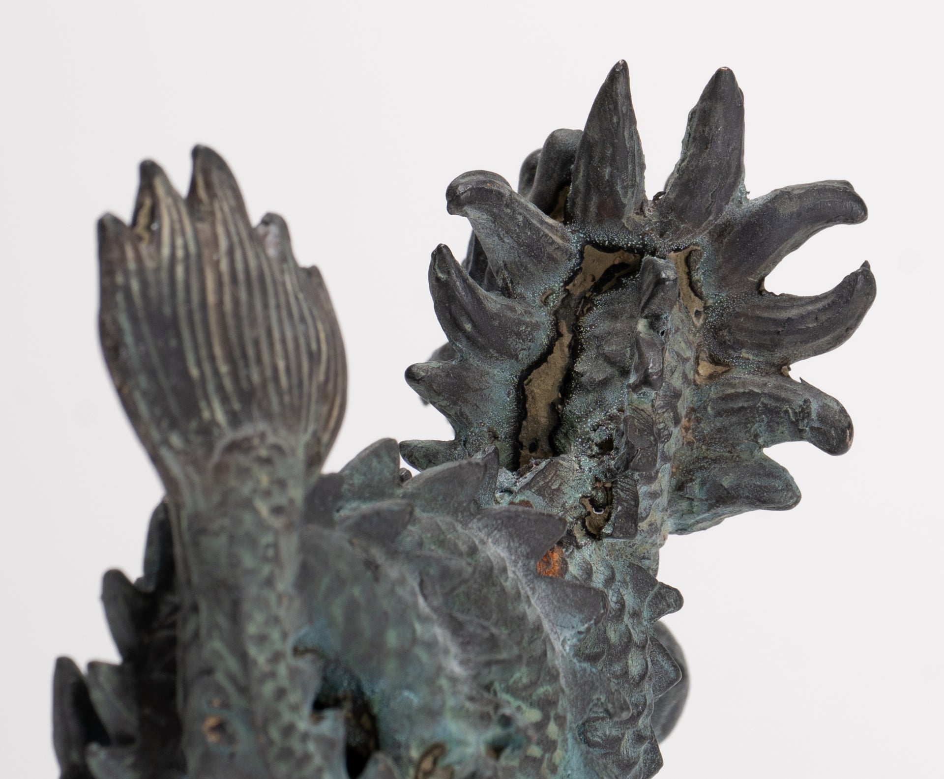 Antique Chinese Style Bronze Dragon Statue - 12.5cm/5"