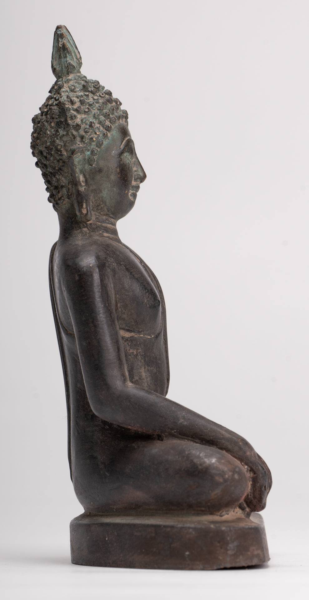 Buddha Statue - Antique Sukhothai Style Thai Enlightenment Buddha Statue - 17cm/7"