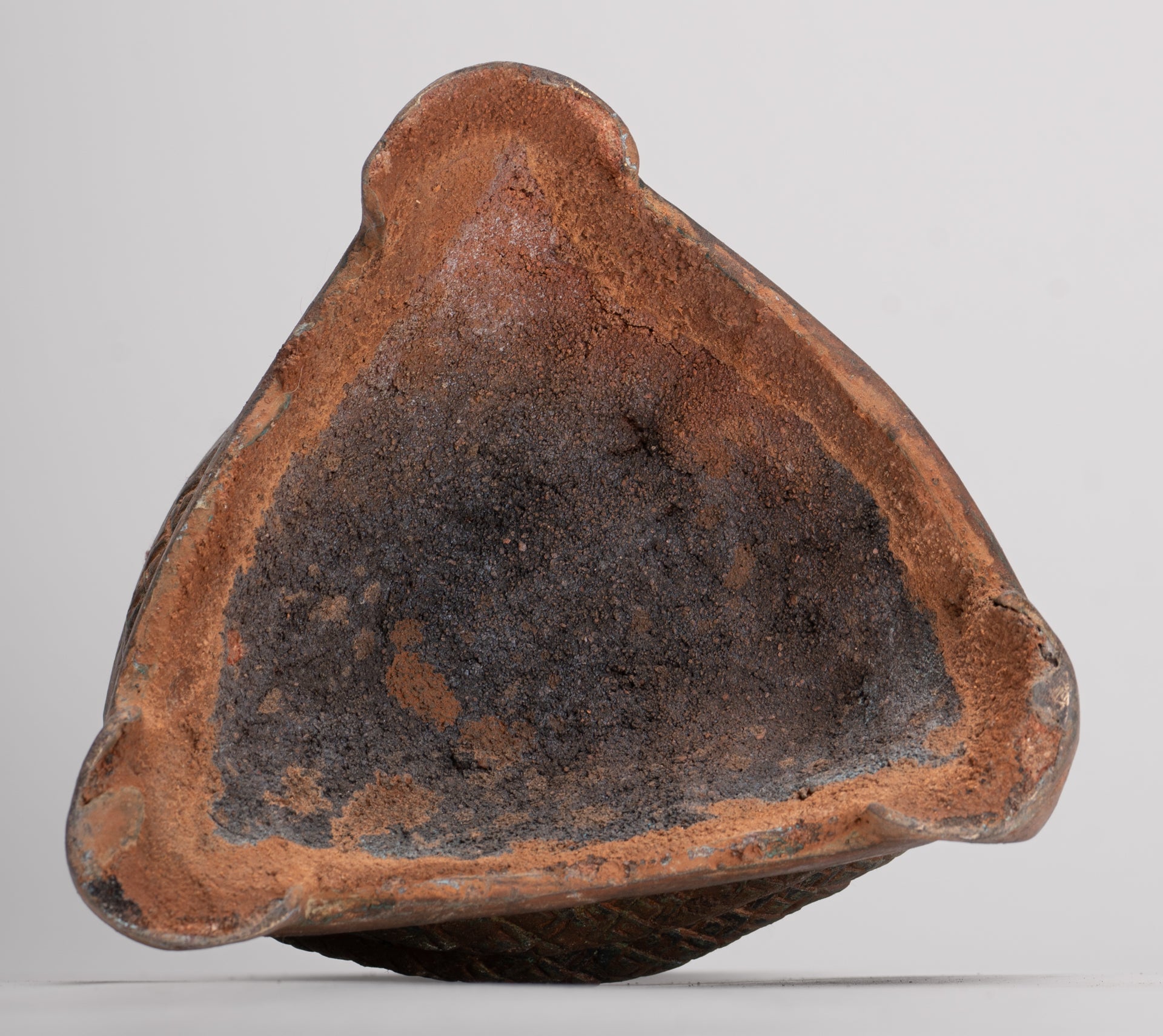 Buddha Statue - Antique Laos Style Bronze Enlightenment Buddha Statue - 29cm/12"