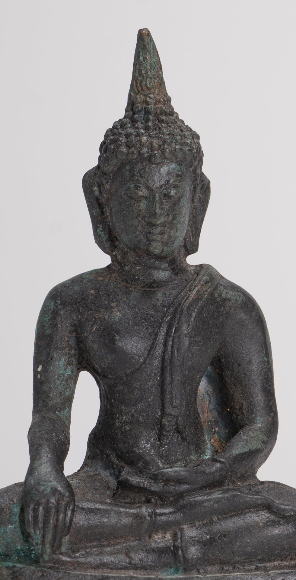 Buddha Statue - Antique Sukhothai Style Thai Enlightenment Buddha Statue - 10cm/4"