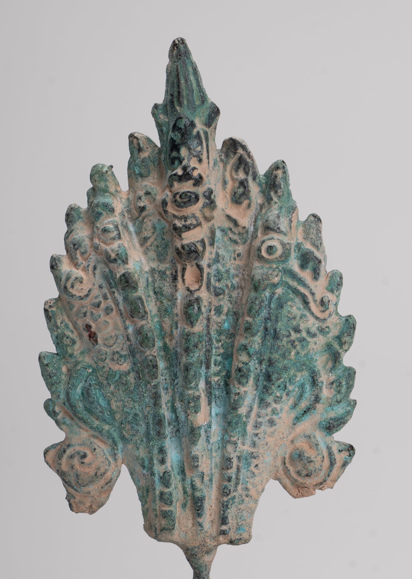 Statue de Naga - Statue de protection en bronze de style khmer antique Naga, serpent ou serpent - 15,5 cm/6"