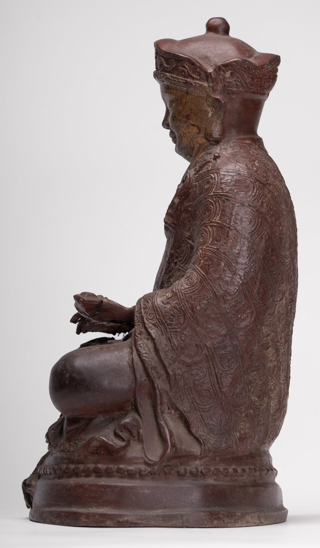 Monk Statue - Antique Chinese Style Tai Hong Gong Chinese Monk Statue - 34cm/14"