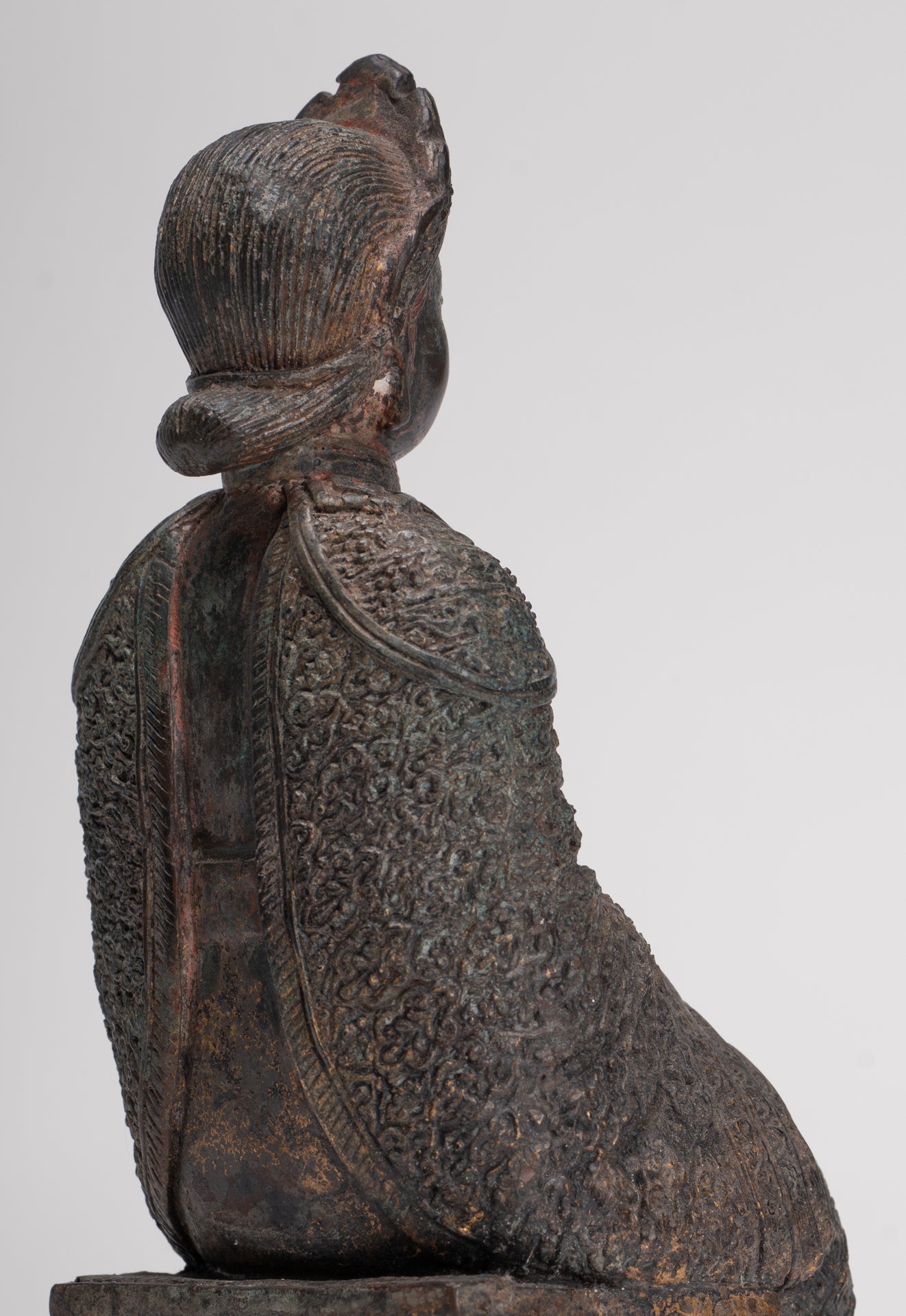 Chinese Heroine - Antique Chinese Style Lim Ko Naio Statue - 23.5cm/9"