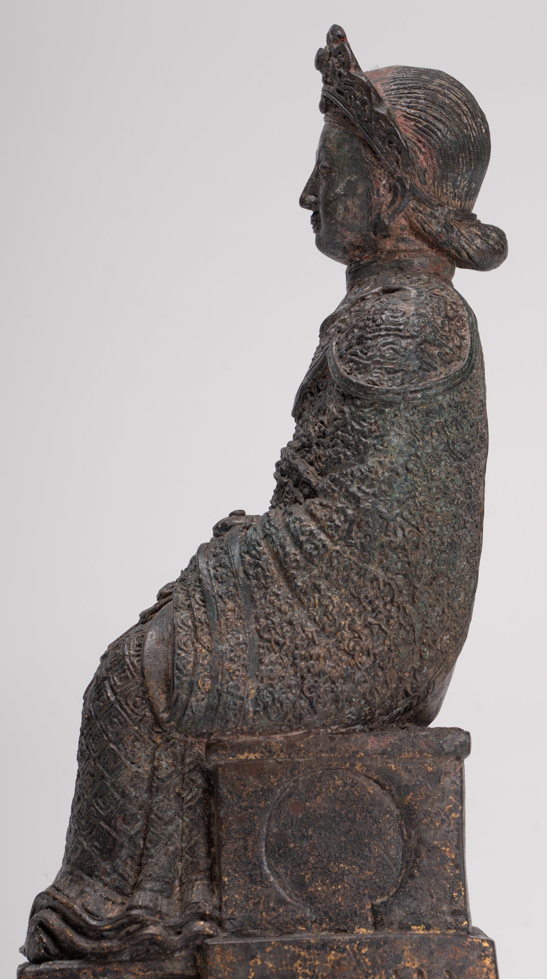 Chinese Heroine - Antique Chinese Style Lim Ko Naio Statue - 23.5cm/9"