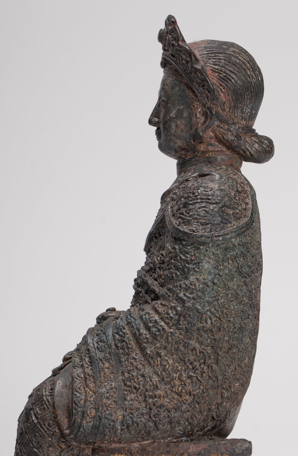 Chinese Heroine - Antique Chinese Style Lim Ko Naio Statue - 23.5cm/9"