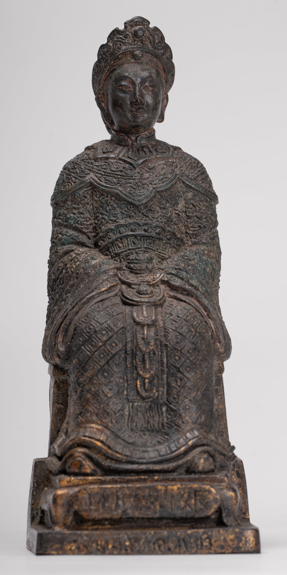 Chinese Heroine - Antique Chinese Style Lim Ko Naio Statue - 23.5cm/9"