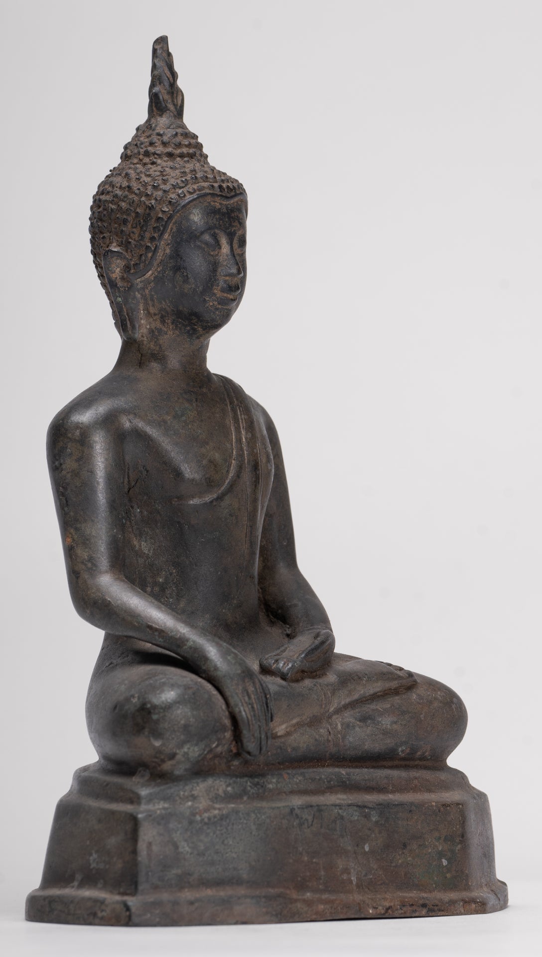 Buddha Statue - Antique Sukhothai Style Thai Enlightenment Buddha Statue - 22cm/9"