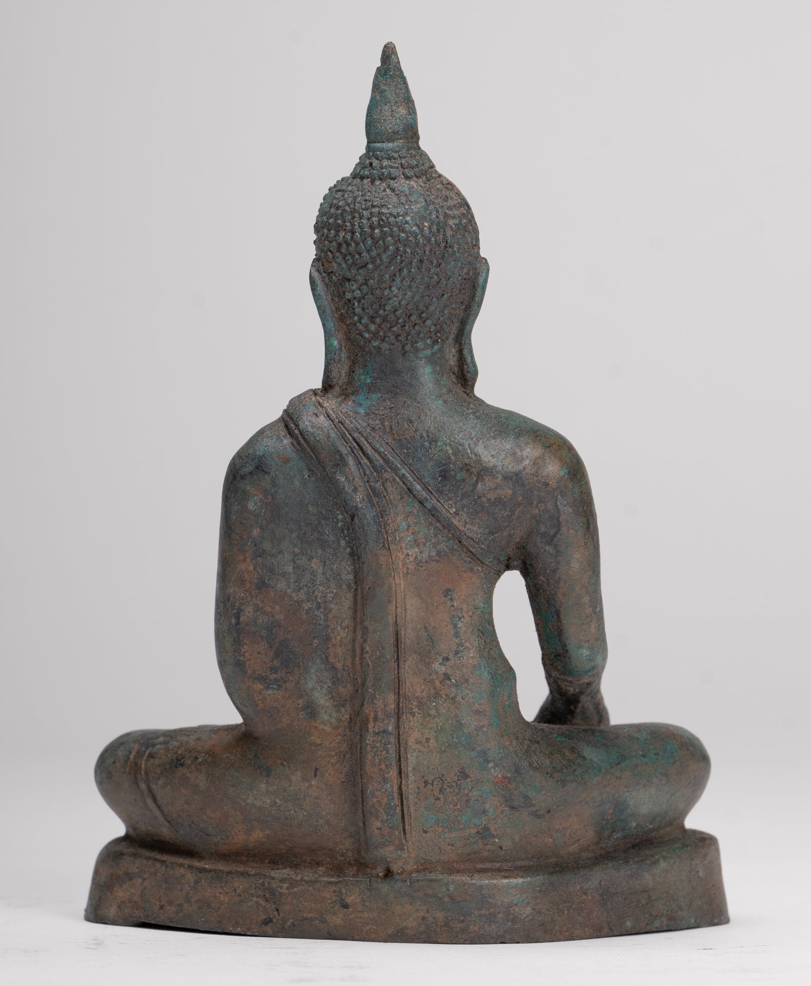 Buddha Statue - Antique Sukhothai Style Thai Enlightenment Buddha Statue - 16cm/6"