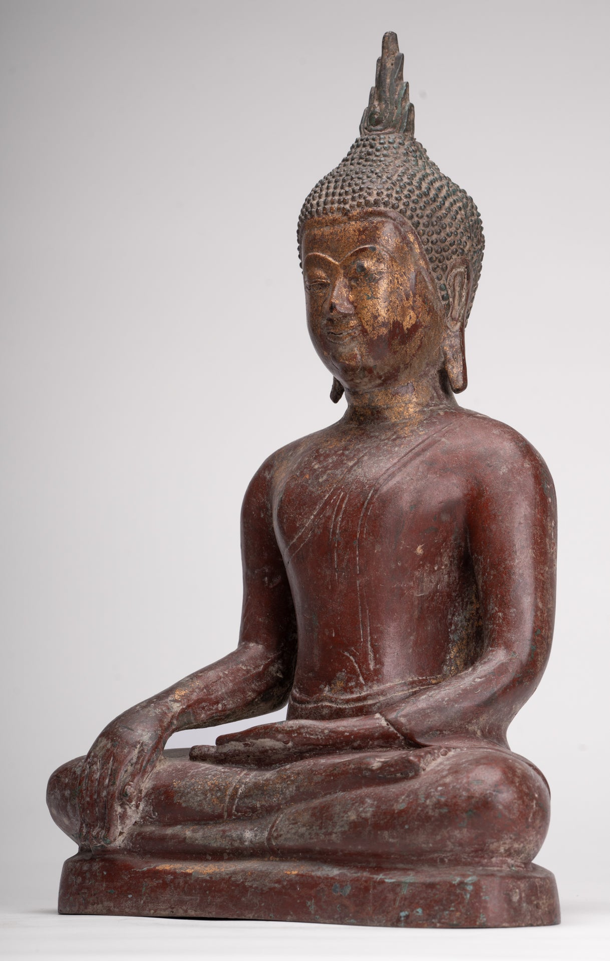 Buddha Statue - Antique Sukhothai Style Thai Enlightenment Buddha Statue - 40cm/16"