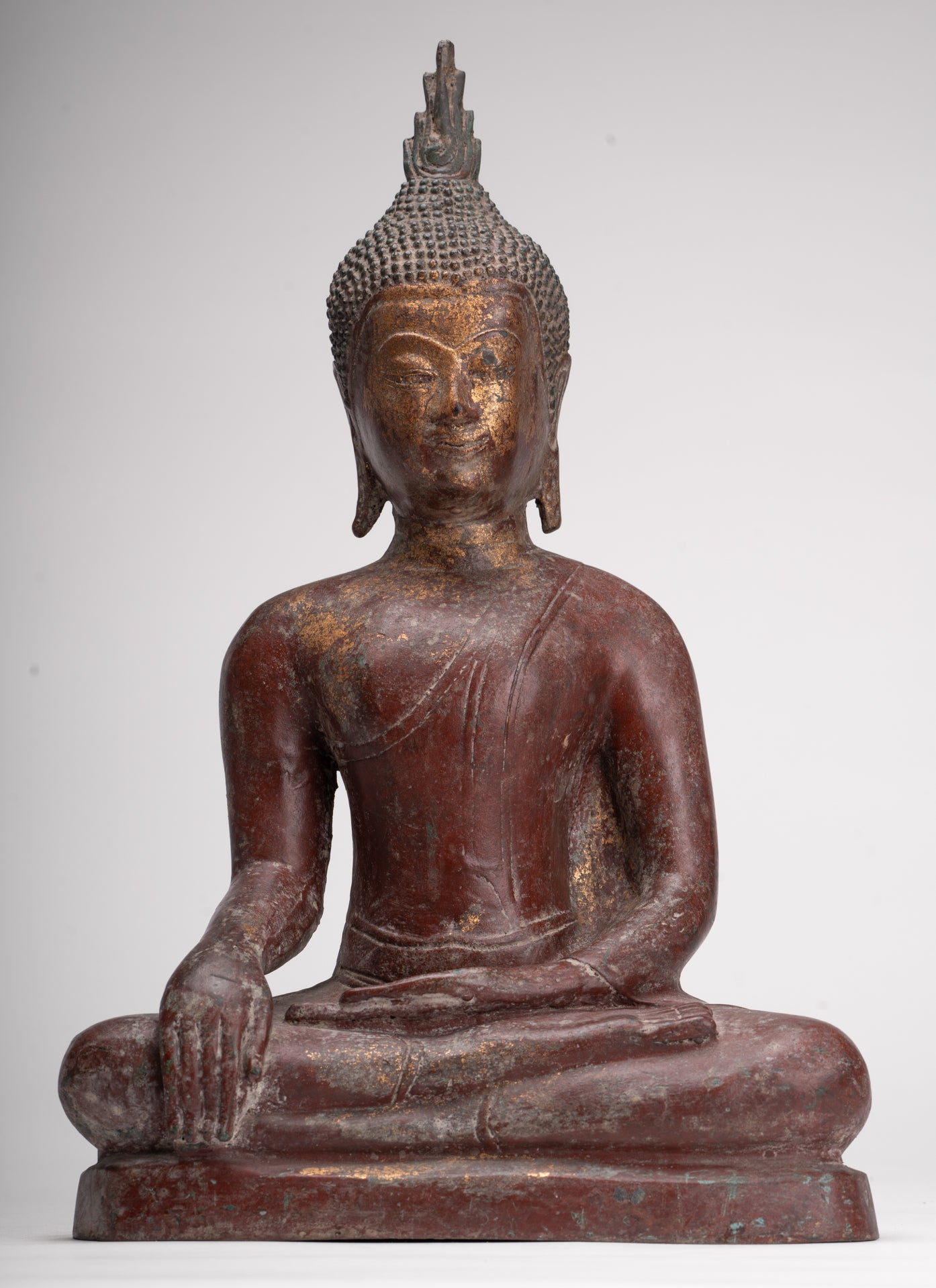 Buddha Statue - Antique Sukhothai Style Thai Enlightenment Buddha Statue - 40cm/16"