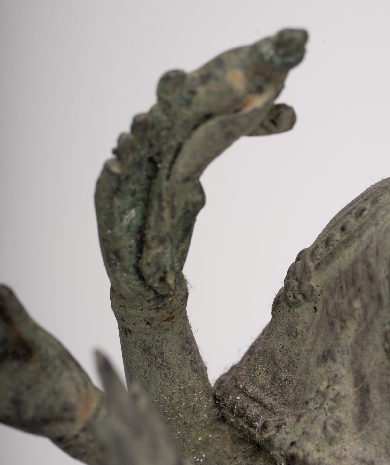 Brahma Statue - Antique Indonesian Style Bronze Brahma - Hindu God Creation - 36cm/14"