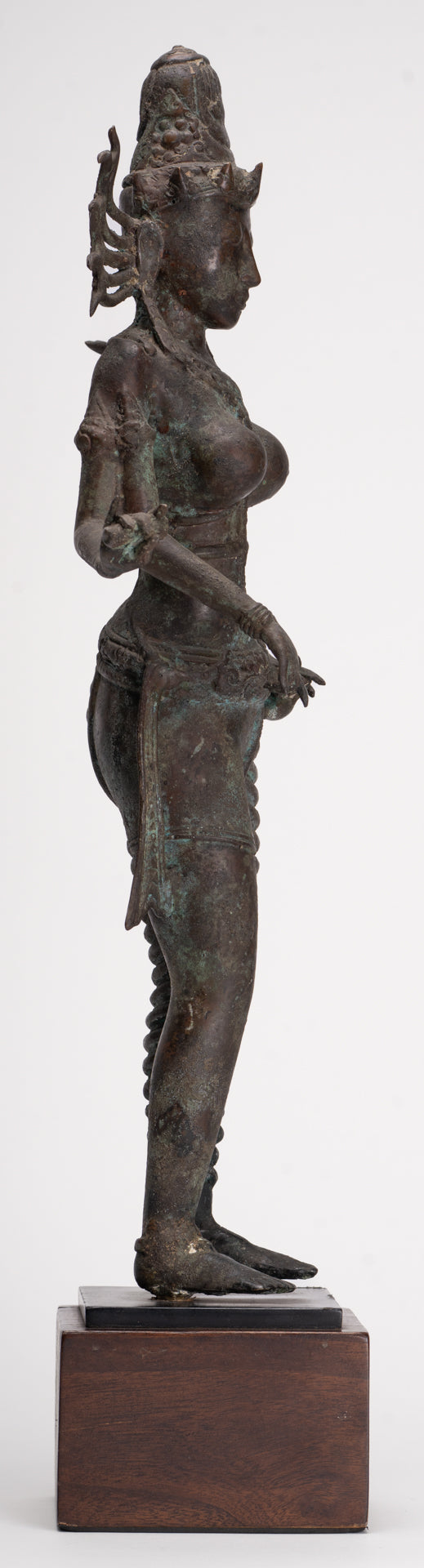 Parvati Statue - Antique Indonesian Style Bronze Javanese Parvati Statue 58cm/23"