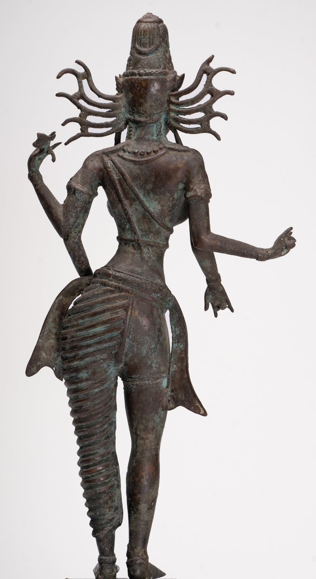 Parvati Statue - Antique Indonesian Style Bronze Javanese Parvati Statue 58cm/23"