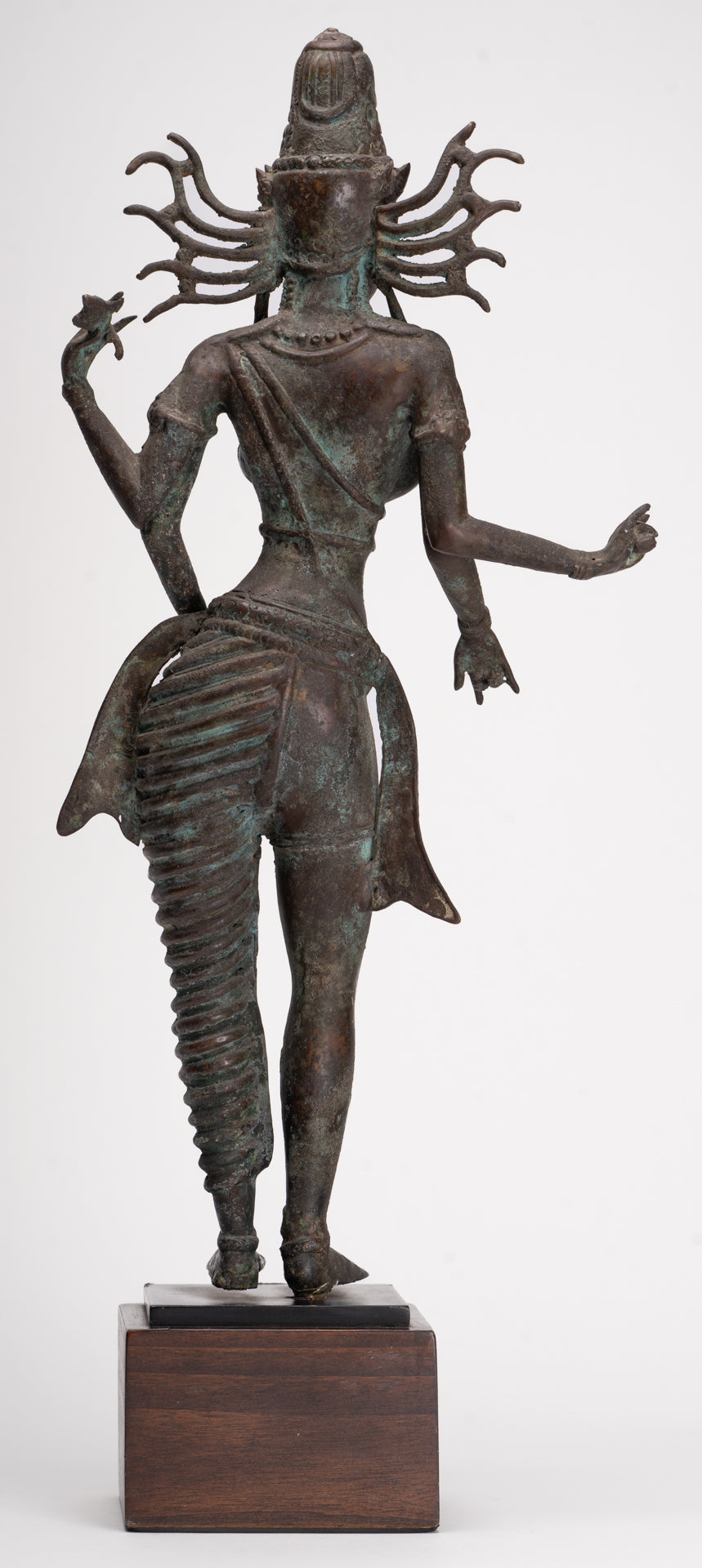 Parvati Statue - Antique Indonesian Style Bronze Javanese Parvati Statue 58cm/23"