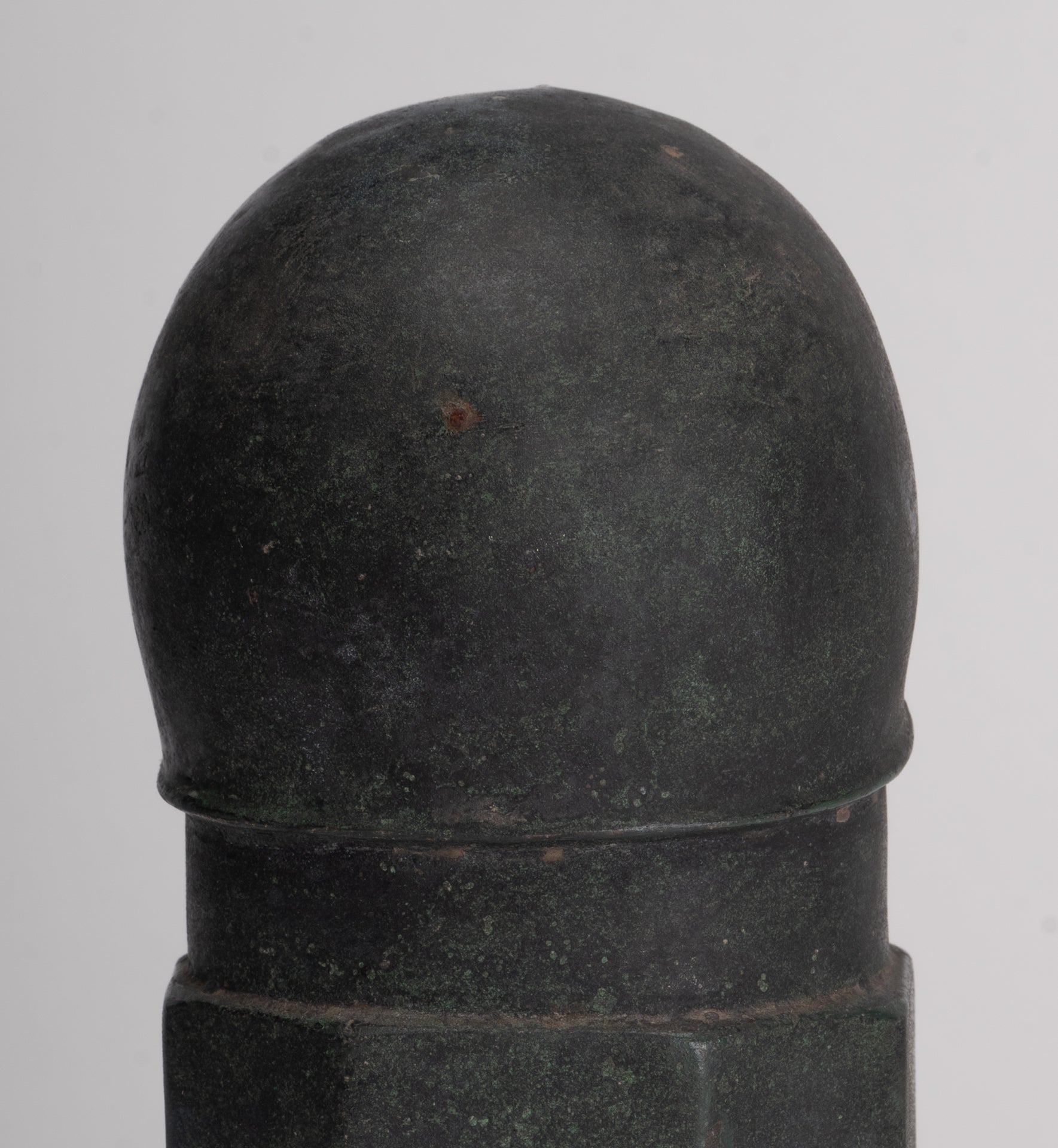 Antique Khmer Style Bronze Shiva Linga / Lingnum - 23cm/9"