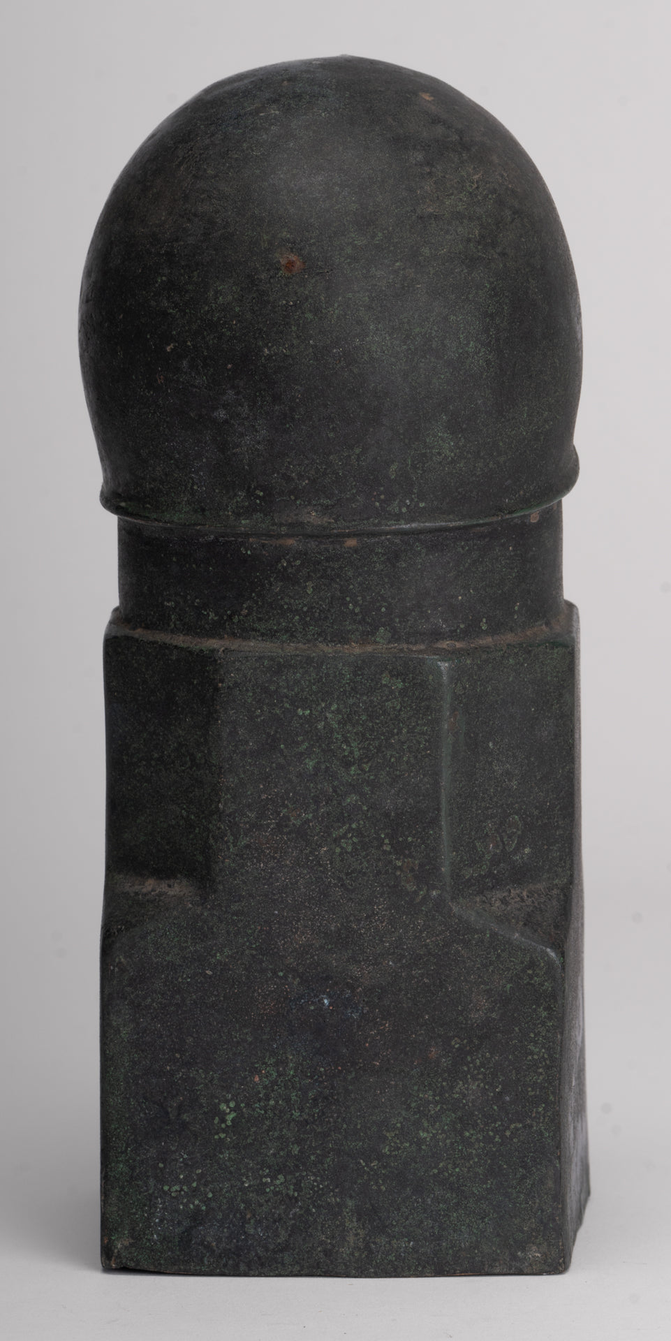 Antique Khmer Style Bronze Shiva Linga / Lingnum - 23cm/9"