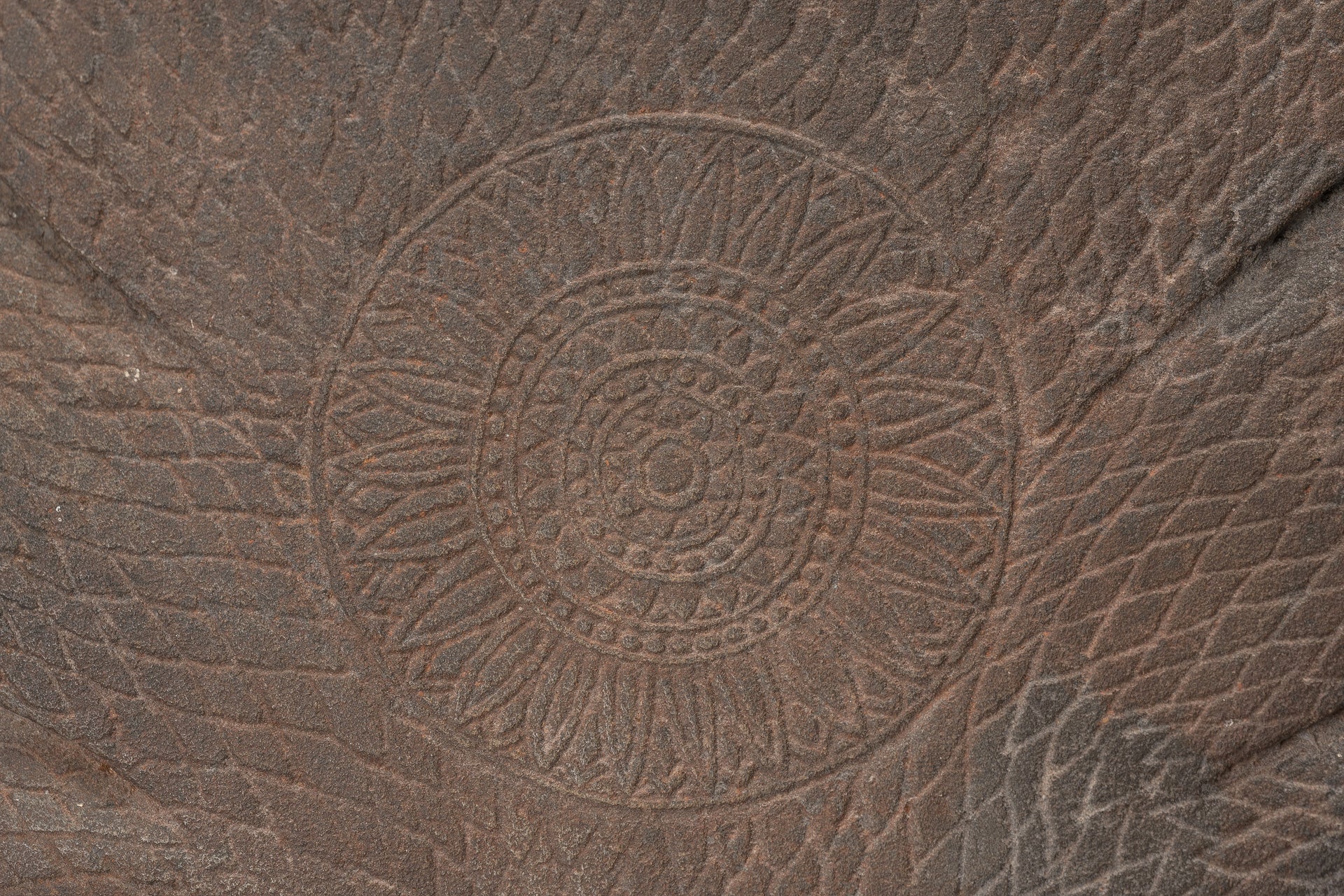 Buddha Statue - Antique Bayon Style Khmer Stone Seated Naga Meditation Buddha - 67cm/27"