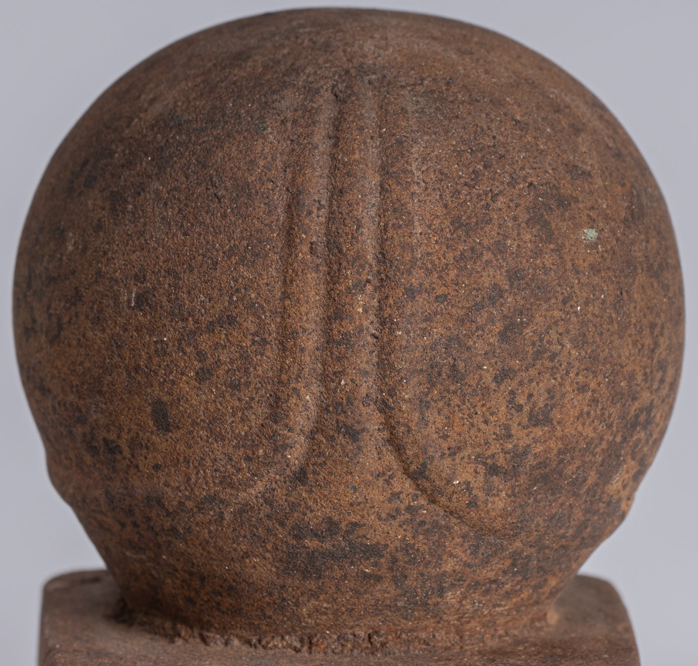 Antique Khmer Style Stone Lakshmi Mukhalinga Linga / Lingnum - 10cm/4"