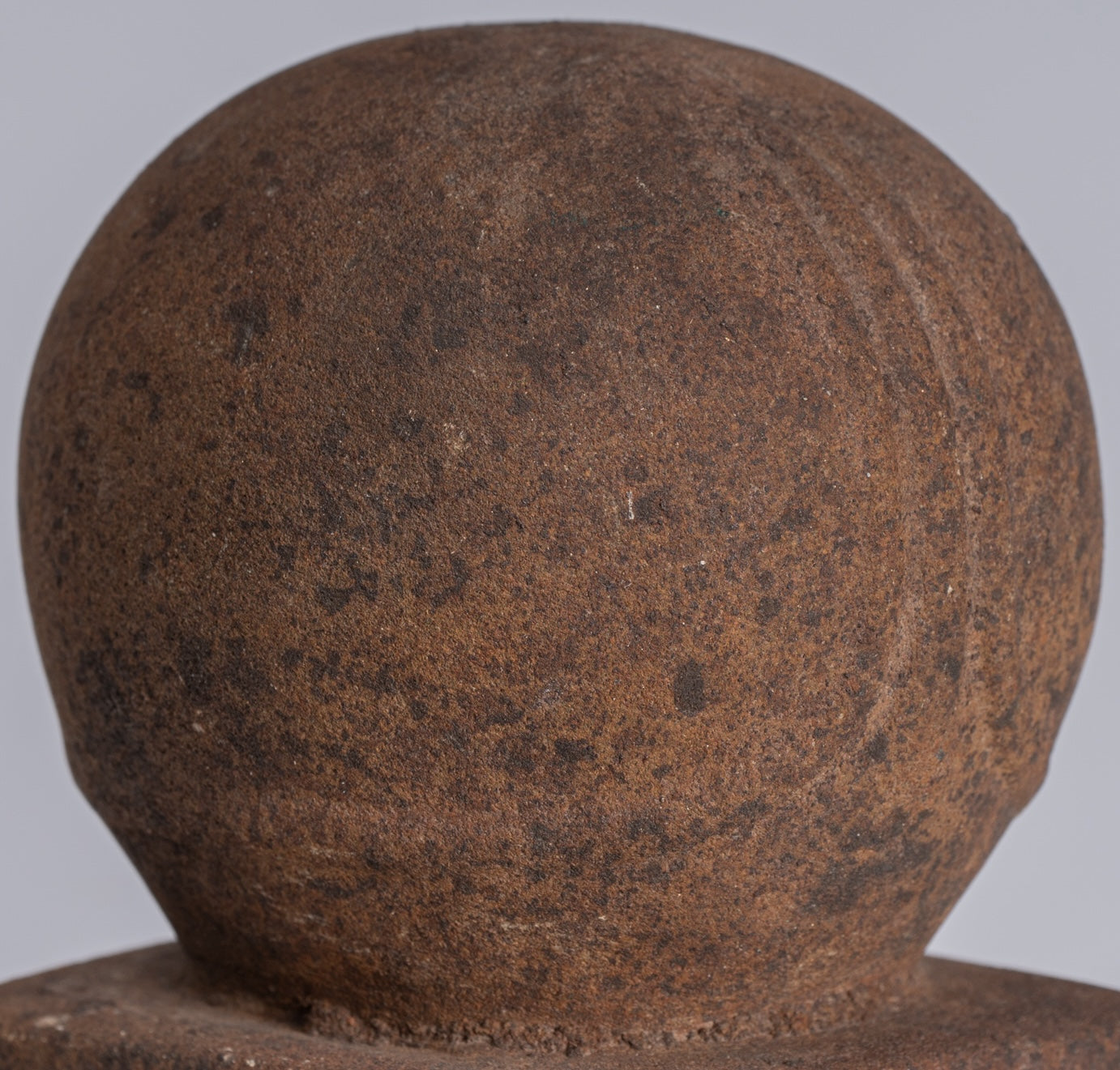 Antique Khmer Style Stone Lakshmi Mukhalinga Linga / Lingnum - 10cm/4"