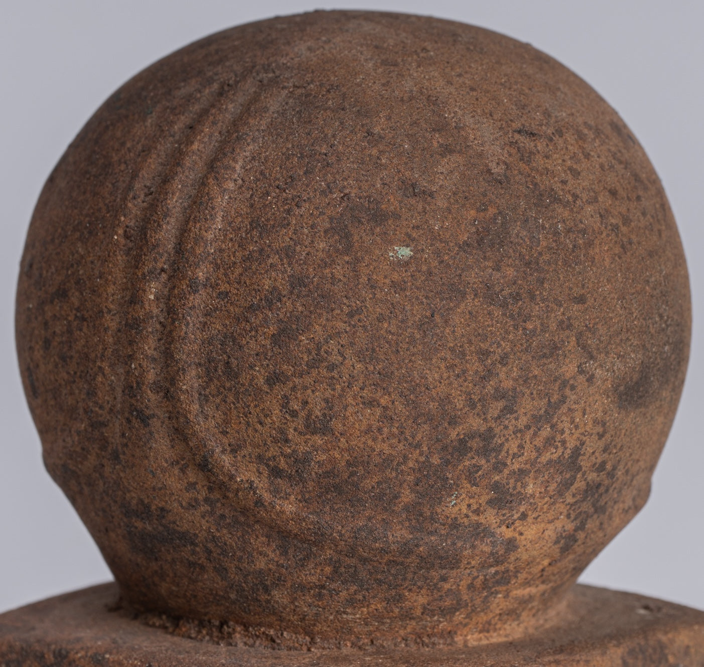 Antique Khmer Style Stone Lakshmi Mukhalinga Linga / Lingnum - 10cm/4"