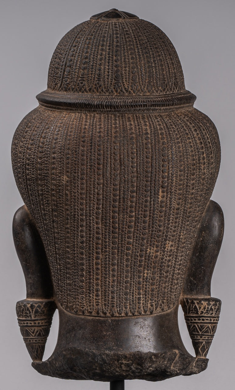 The Trilochana of Shiva can be seen on his forehead - the Three-Eyed Lord. It is the eye of wisdom, free from Maya, the illusion, and duality of life. It is also believed to be the source of his untamed energy.