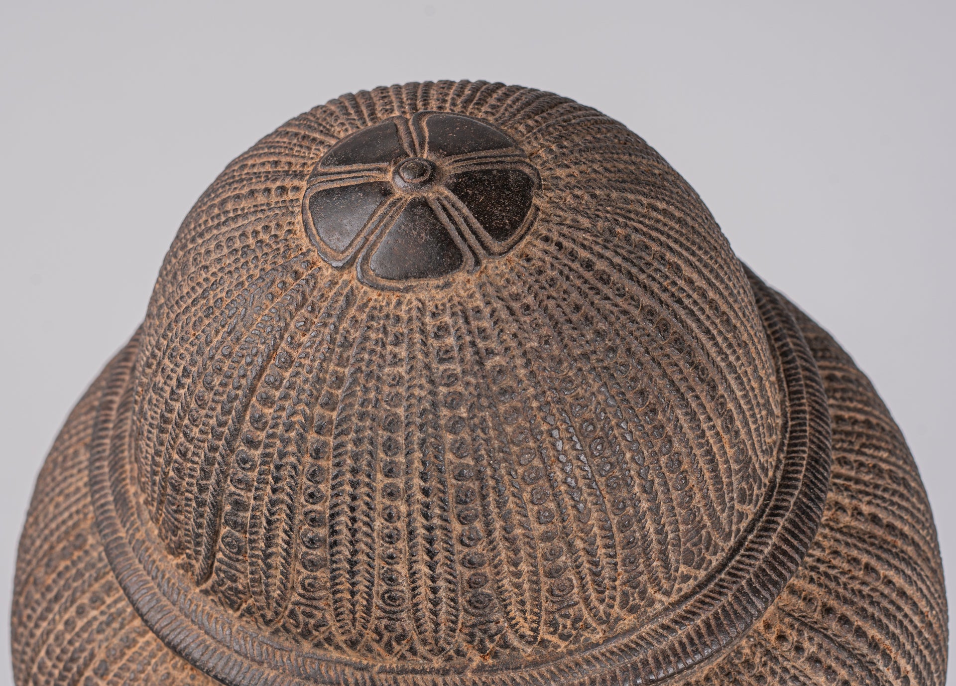 The Trilochana of Shiva can be seen on his forehead - the Three-Eyed Lord. It is the eye of wisdom, free from Maya, the illusion, and duality of life. It is also believed to be the source of his untamed energy.