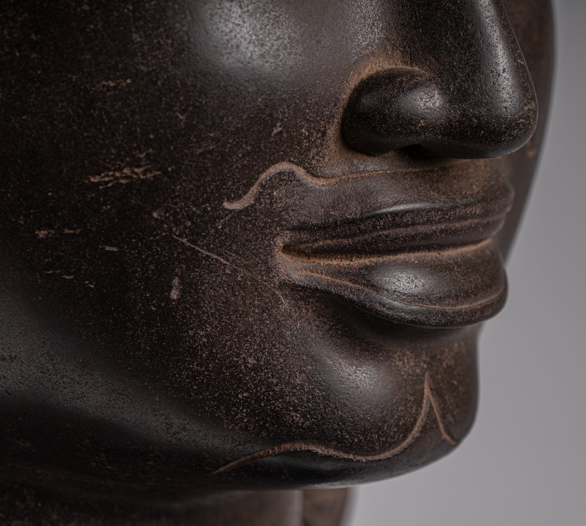 The Trilochana of Shiva can be seen on his forehead - the Three-Eyed Lord. It is the eye of wisdom, free from Maya, the illusion, and duality of life. It is also believed to be the source of his untamed energy.