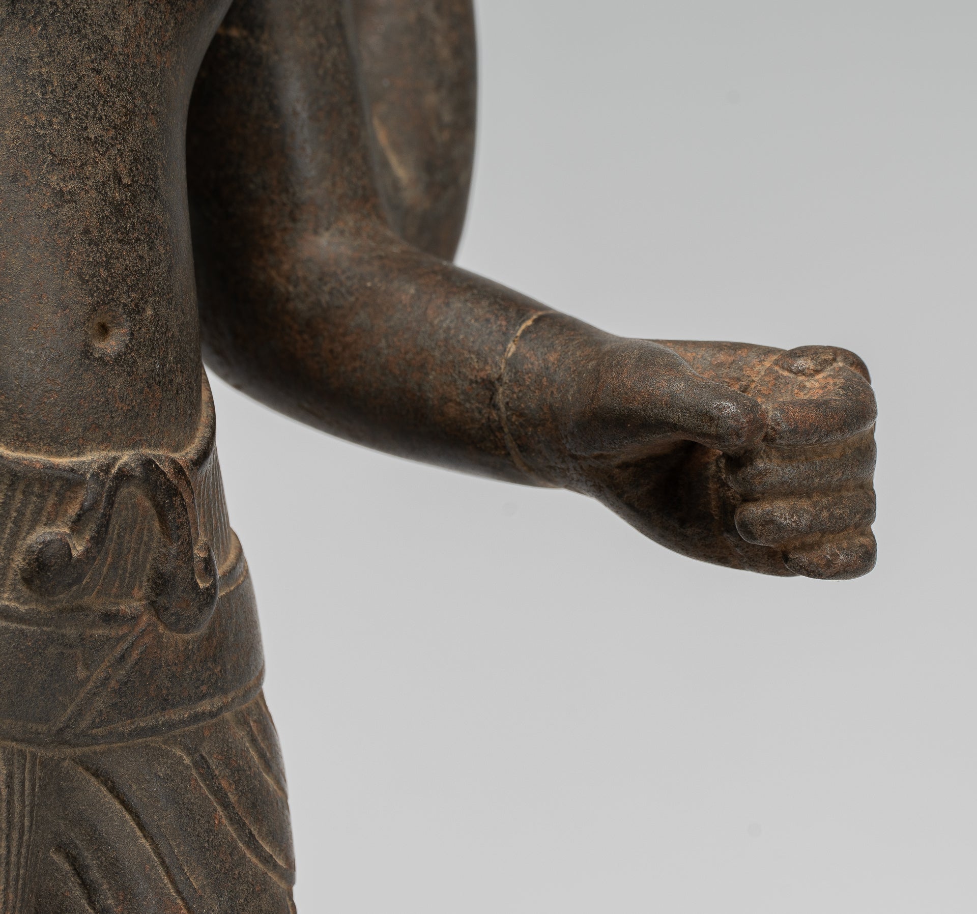 Vishnu - antiker Khmer -Stil Stein Koh Ker Standing Vishnu Statue - 52cm/21 "