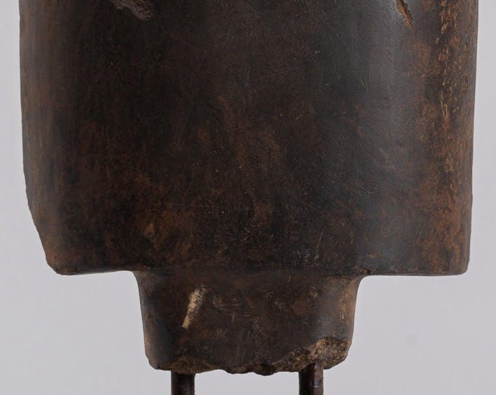 Buddha Statue - Antique Thai Style Standing Stone Dvaravati Buddha (probably) Statue - 58cm/23" Tall