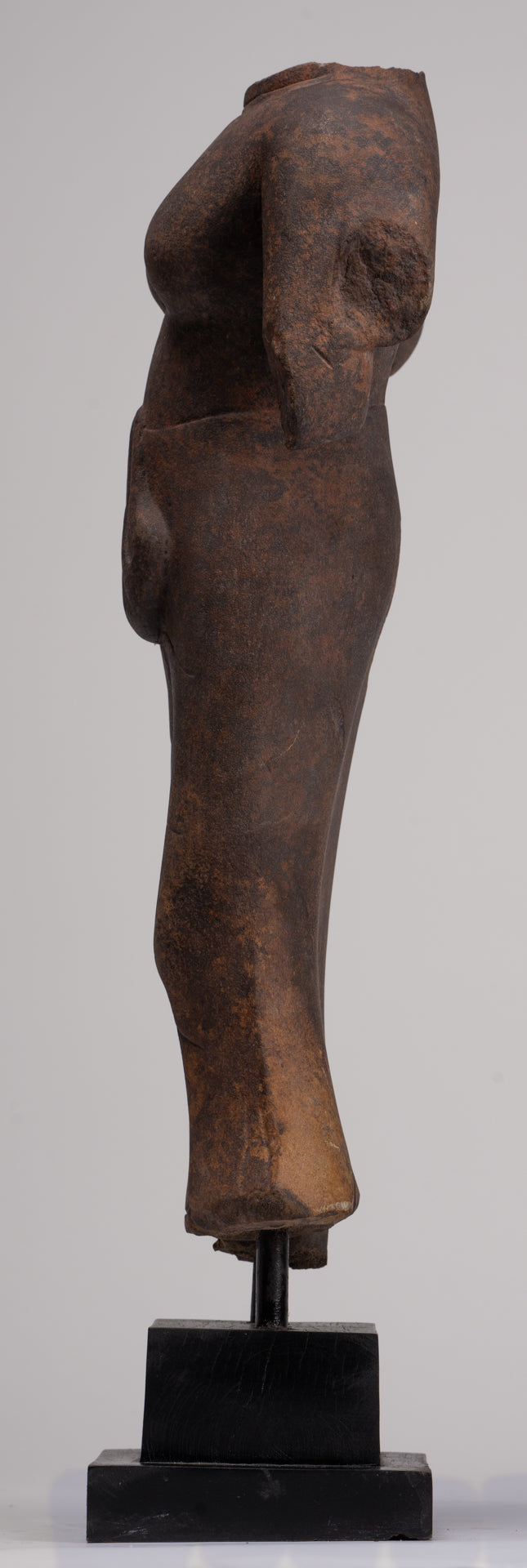 Durga Statue - Antique Khmer Style Phnom Da Durga Mahishasuramardini Statue - 52cm/21"