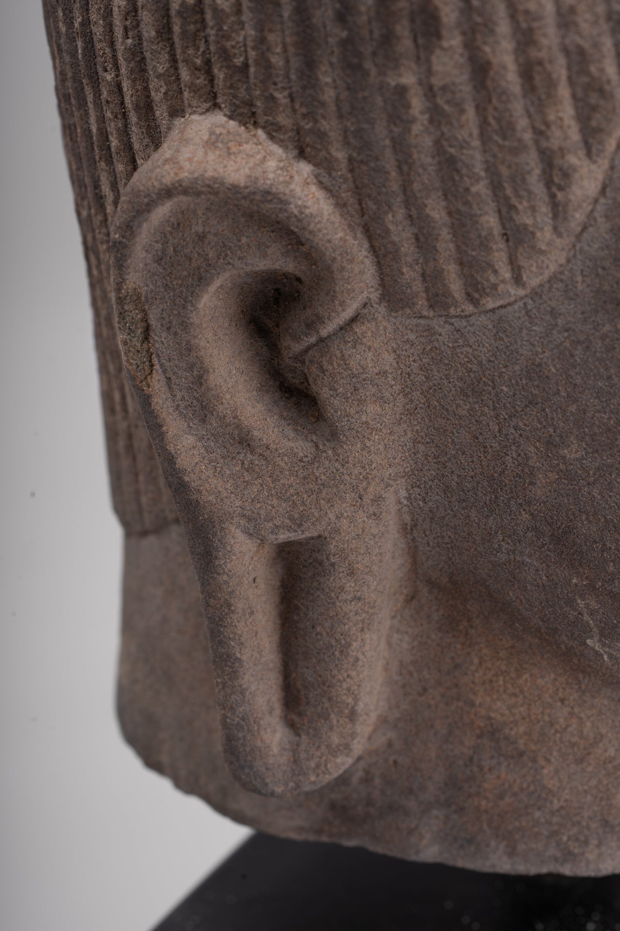 Female Statue - Antique Khmer Style Female Head - 46cm/18"