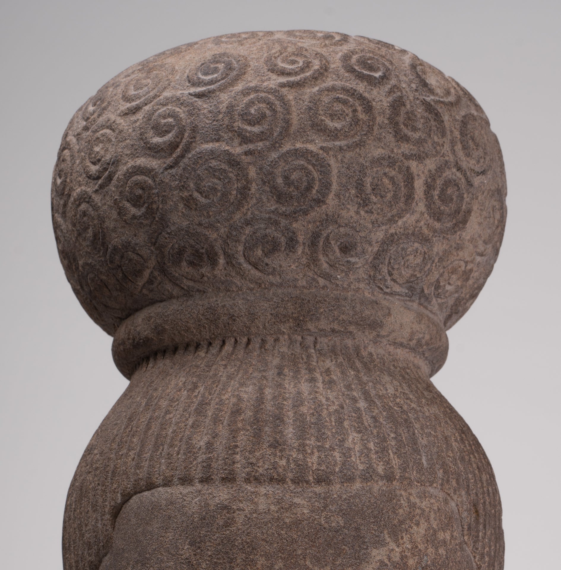 Female Statue - Antique Khmer Style Female Head - 46cm/18"