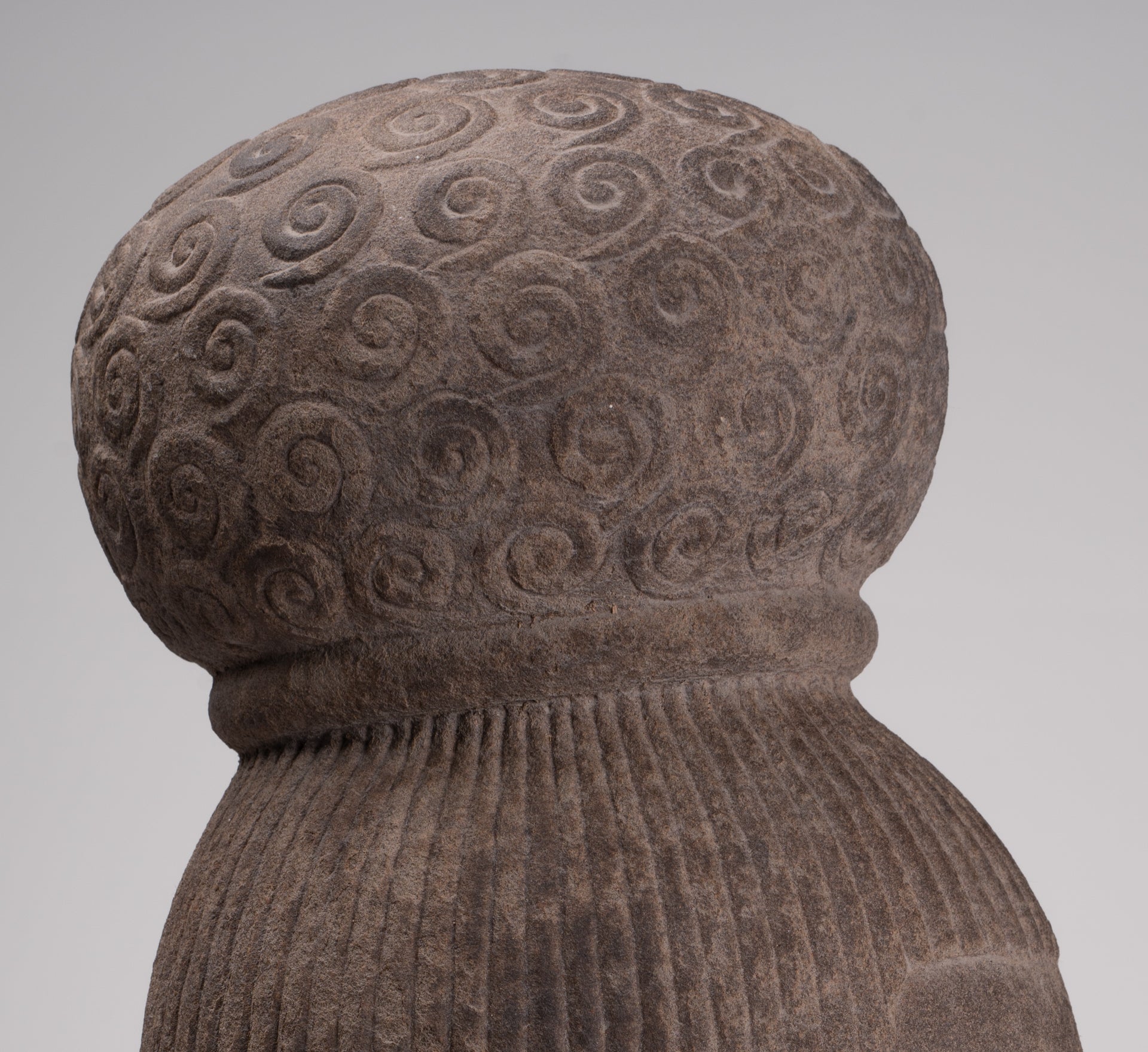 Female Statue - Antique Khmer Style Female Head - 46cm/18"