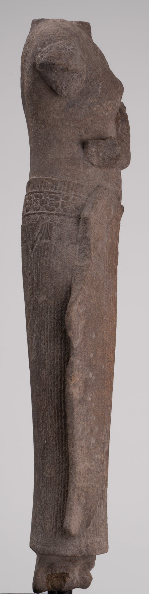 Apsara Statue - Antique Khmer Style Stone Angkor Wat Apsara or Angel Statue - 60cm/24"