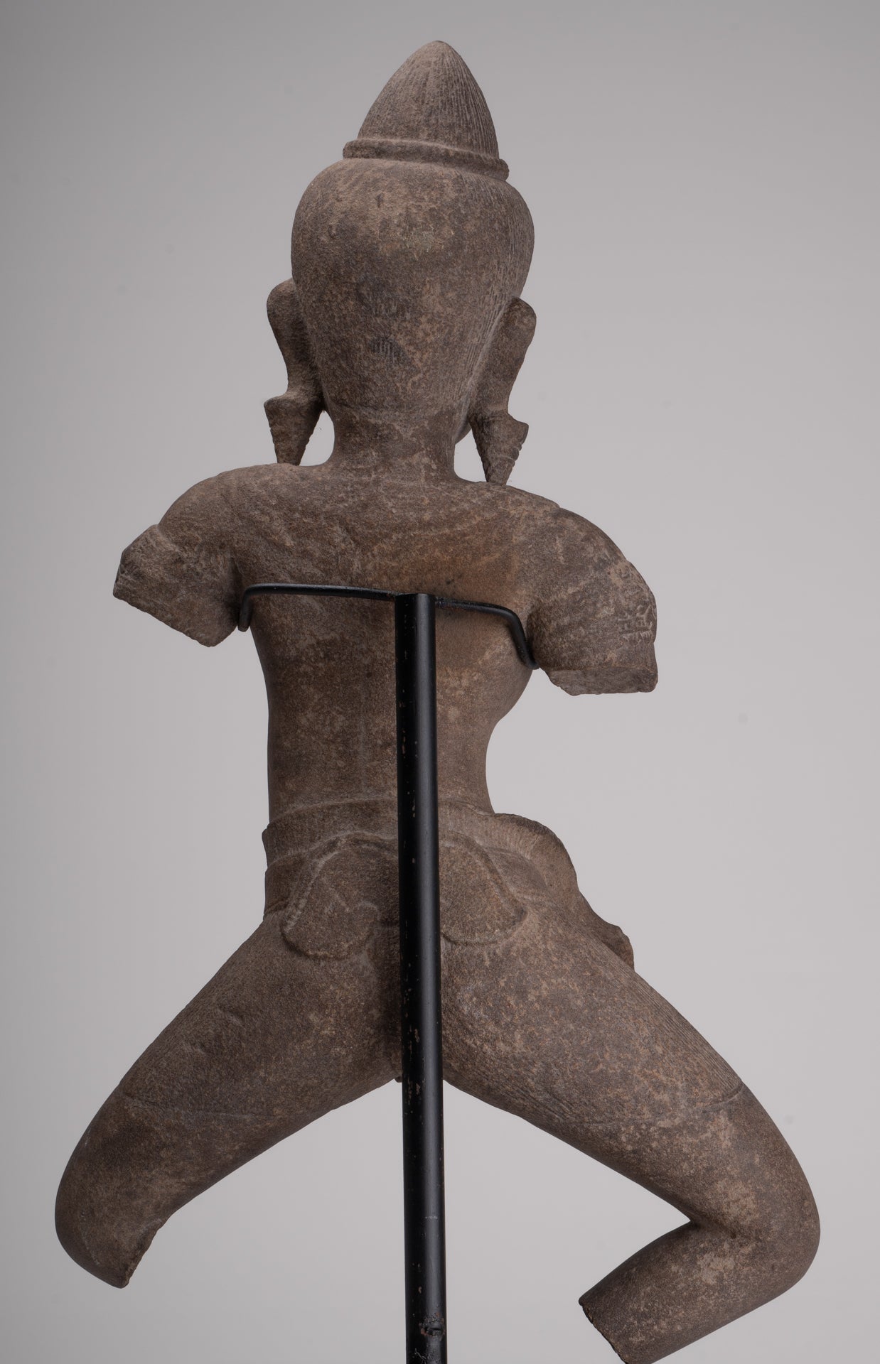 Apsara Statue - Antique Khmer Style Stone Angkor Wat Apsara or Angel Statue - 64cm/26"