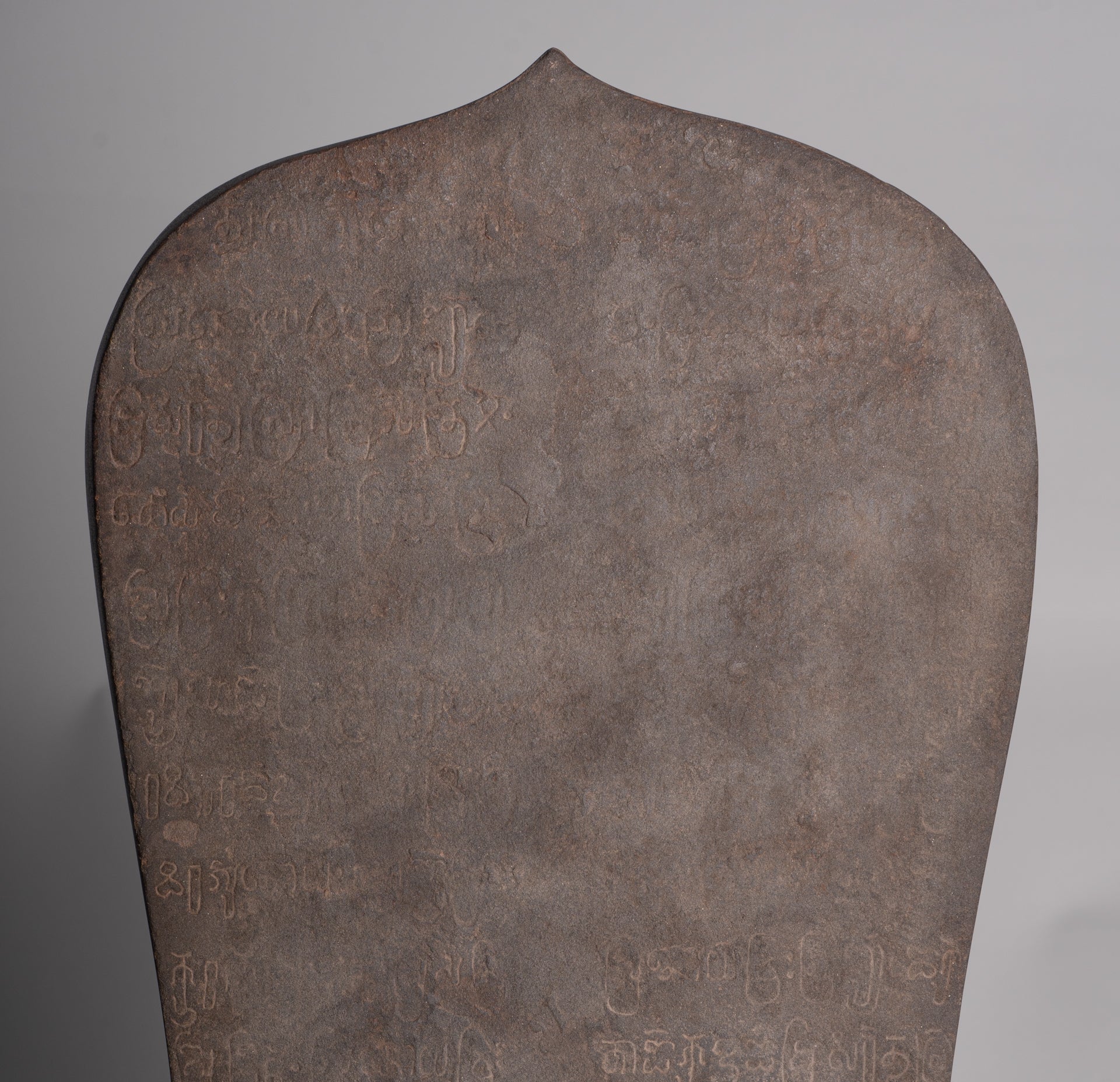 Stone Linga - Antique Khmer Style Sandstone Shiva Linga / Lingnum & Yoni - 57cm/23"