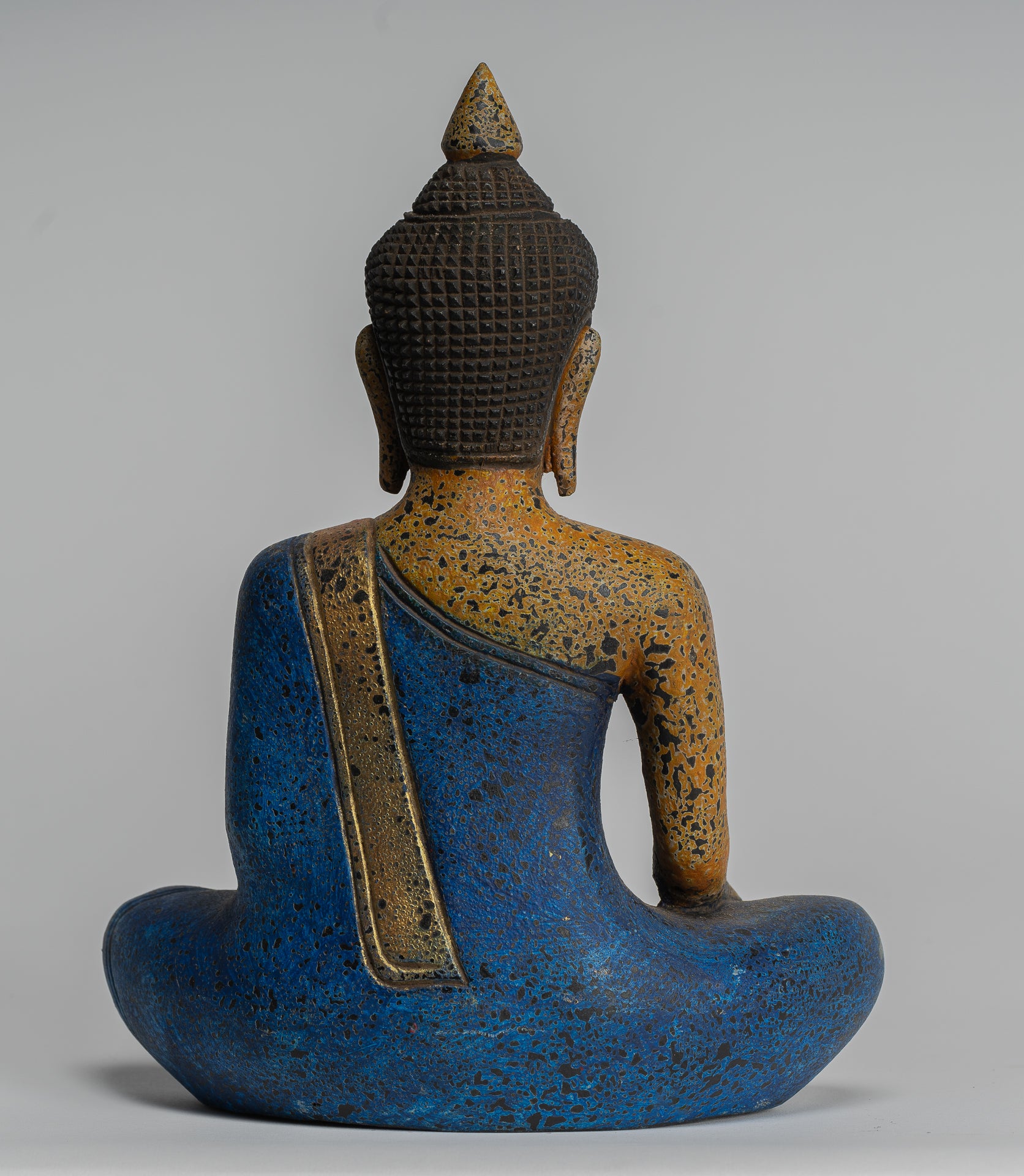 Estatua de Buda - Estatua de Buda de Buda de Madera Asia ASIA ASIA ASIA ASIA - 27 cm/11 "