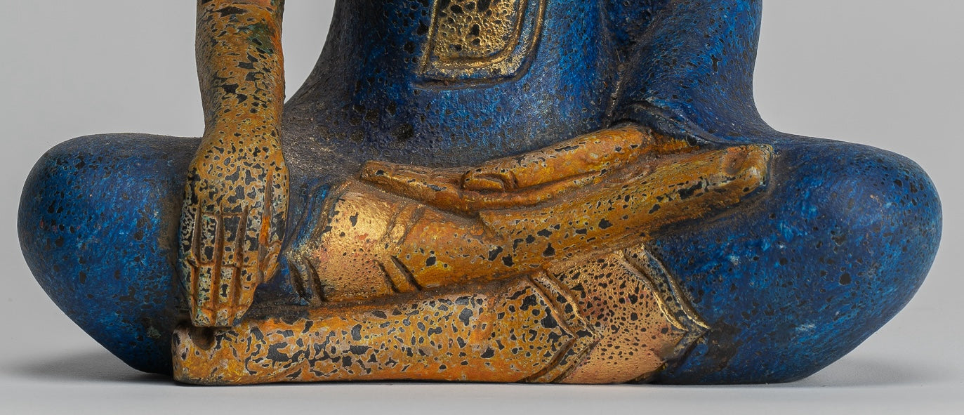 Estatua de Buda - Estatua de Buda de Buda de Madera Asia ASIA ASIA ASIA ASIA - 27 cm/11 "