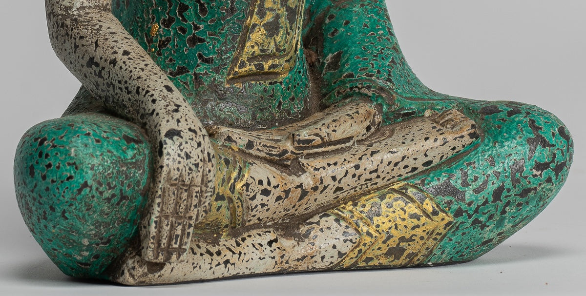 Estatua de Buda - Estatua de Buda de Buda de Madera Asia ASIA ASIA ASIA ASIA - 26 cm/10 "