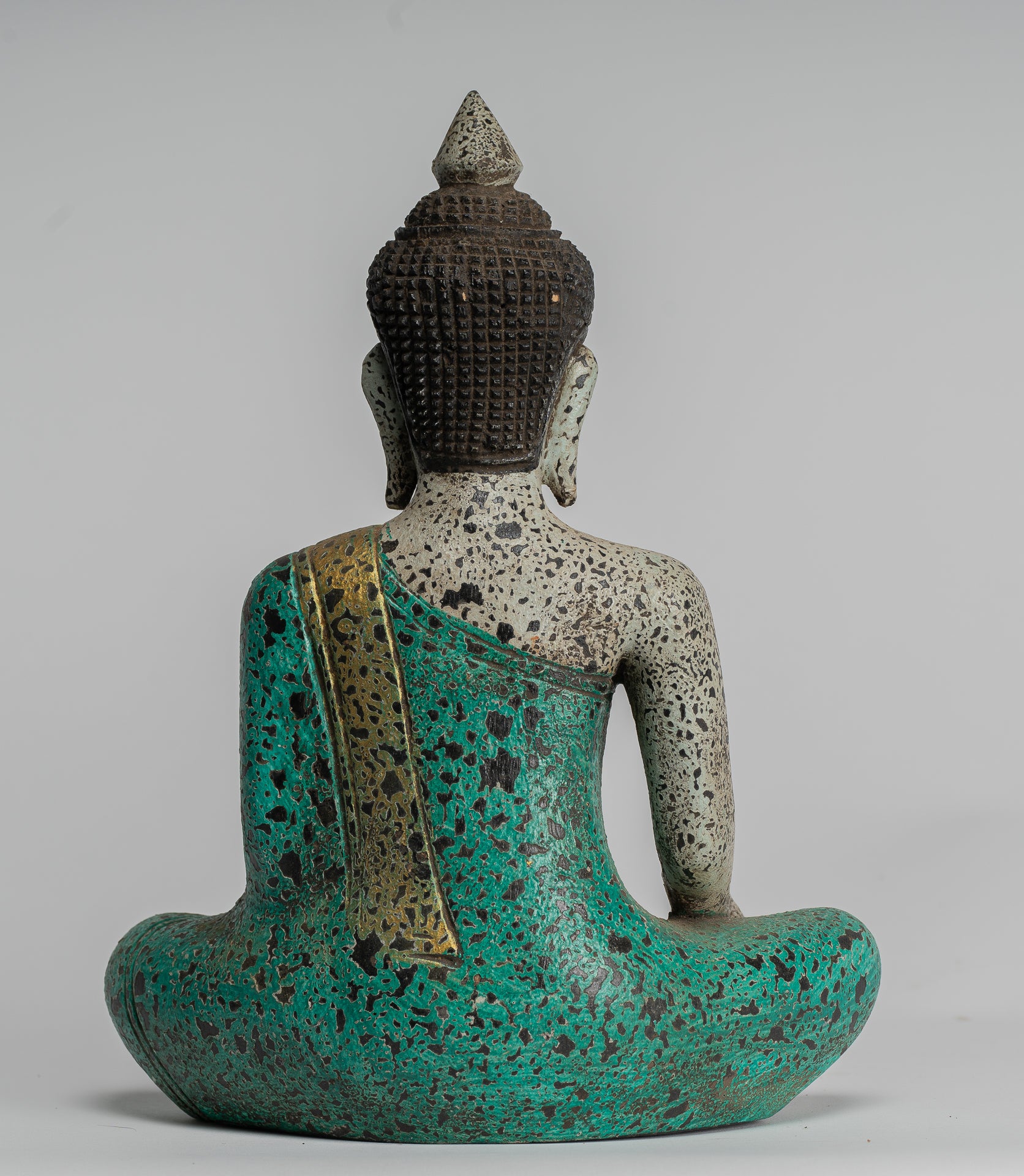 Estatua de Buda - Estatua de Buda de Buda de Madera Asia ASIA ASIA ASIA ASIA - 26 cm/10 "