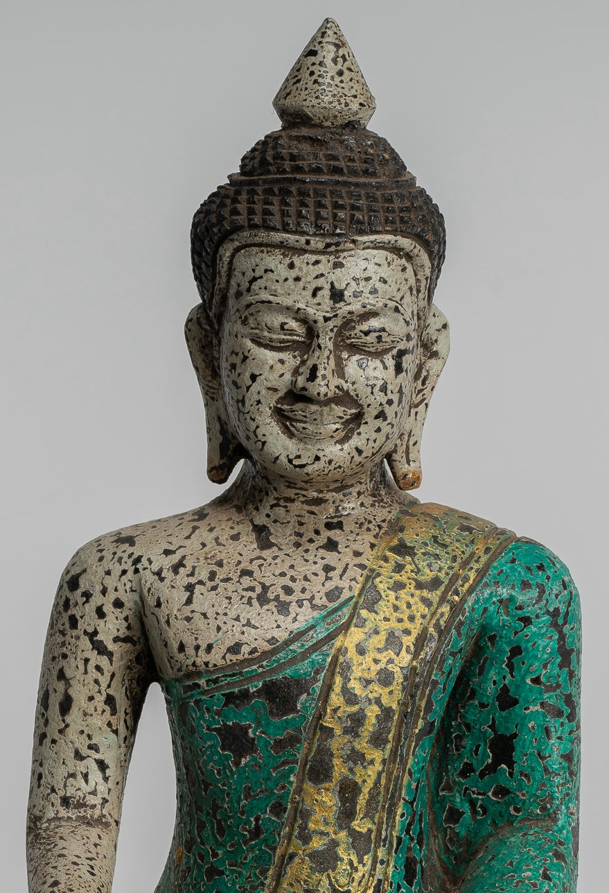 Estatua de Buda - Estatua de Buda de Buda de Madera Asia ASIA ASIA ASIA ASIA - 26 cm/10 "