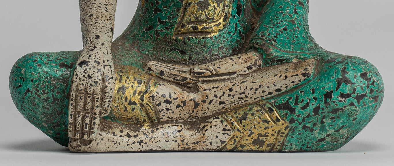 Estatua de Buda - Estatua de Buda de Buda de Madera Asia ASIA ASIA ASIA ASIA - 26 cm/10 "