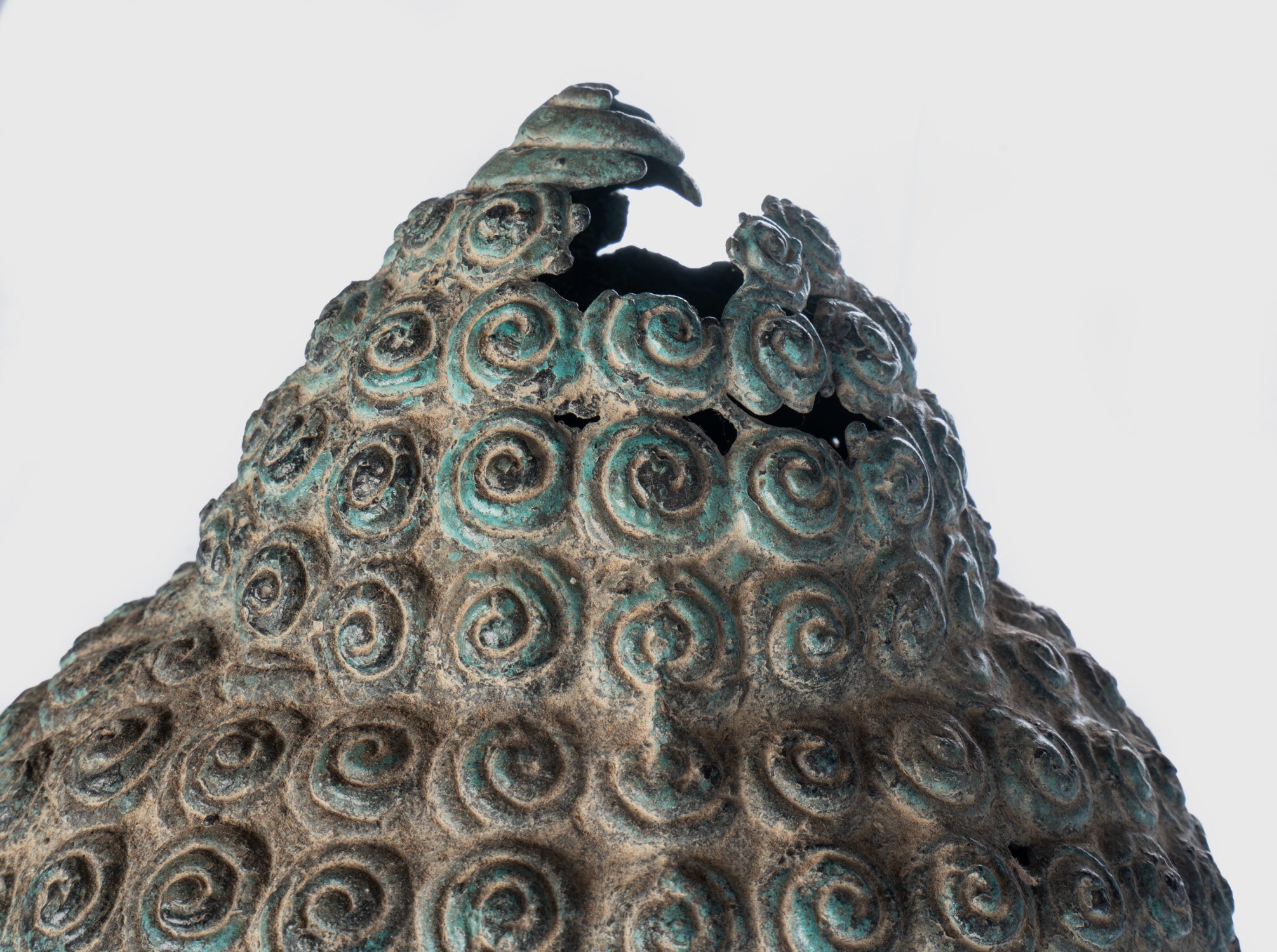 Statue de Bouddha - Statue de torse de Bouddha Gautama de style thaïlandais antique d'Asie du Sud-Est - 67 cm/27"