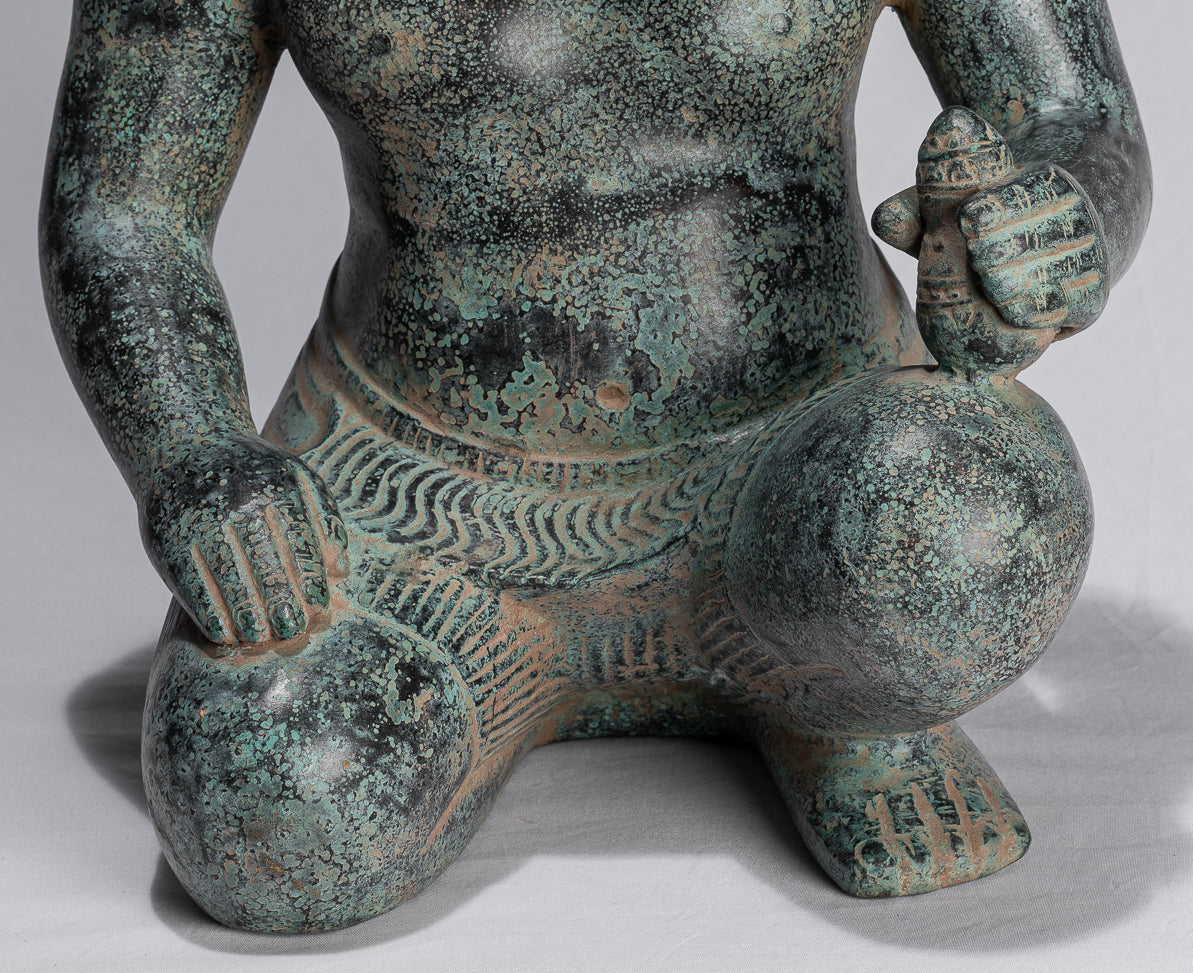 Antike Khmer Style Bronze-Vishnu Avatar-Narasimha oder Narasingh-40cm/16 "