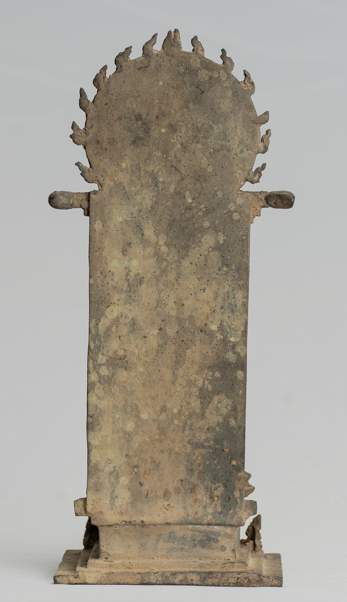 Statua del Buddha - Antique stile indonesiano in piedi bronzo giavanese insegnamento Buddha - 35 cm/14 "