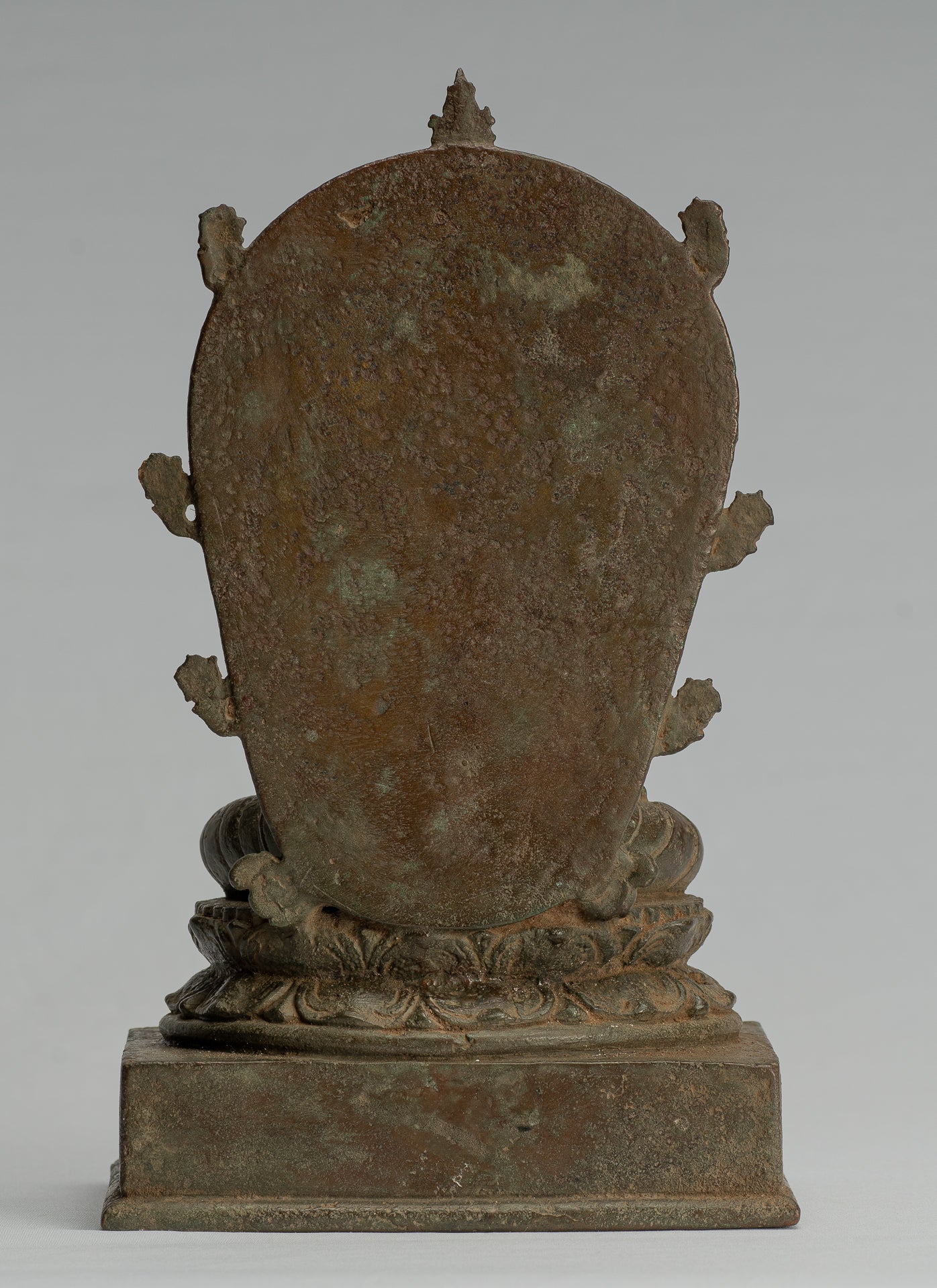 Statue di Buddha - Antique in stile indonesiano seduto l'Illuminismo giavanese Buddha - 25 cm/10 "