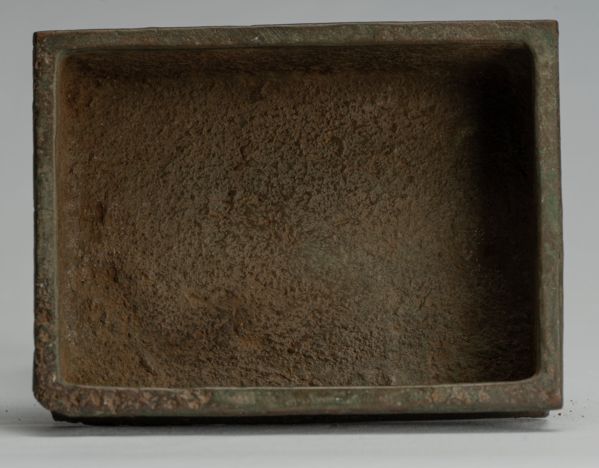 Statue di Buddha - Antique in stile indonesiano seduto l'Illuminismo giavanese Buddha - 25 cm/10 "