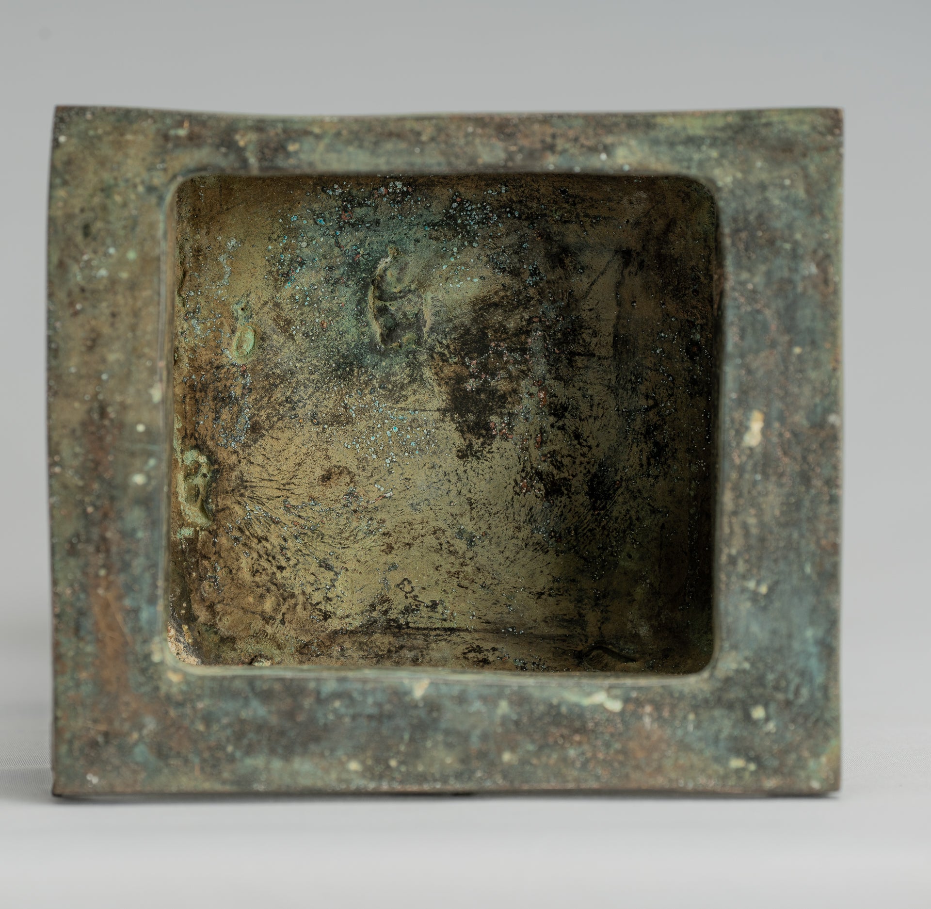 Buddha Statue - Antique Indonesian Style Standing Bronze Javanese Teaching Buddha - 36cm/14"