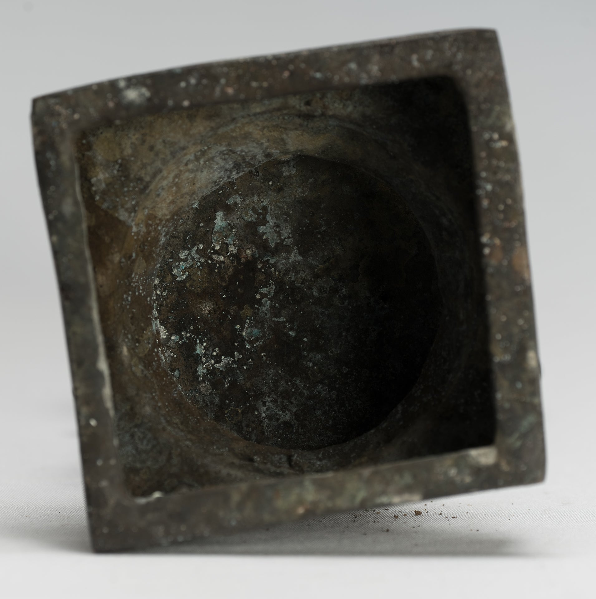 Statua del Buddha - Antique stile indonesiano in piedi bronzo giavanese insegnamento Buddha - 37 cm/15 "