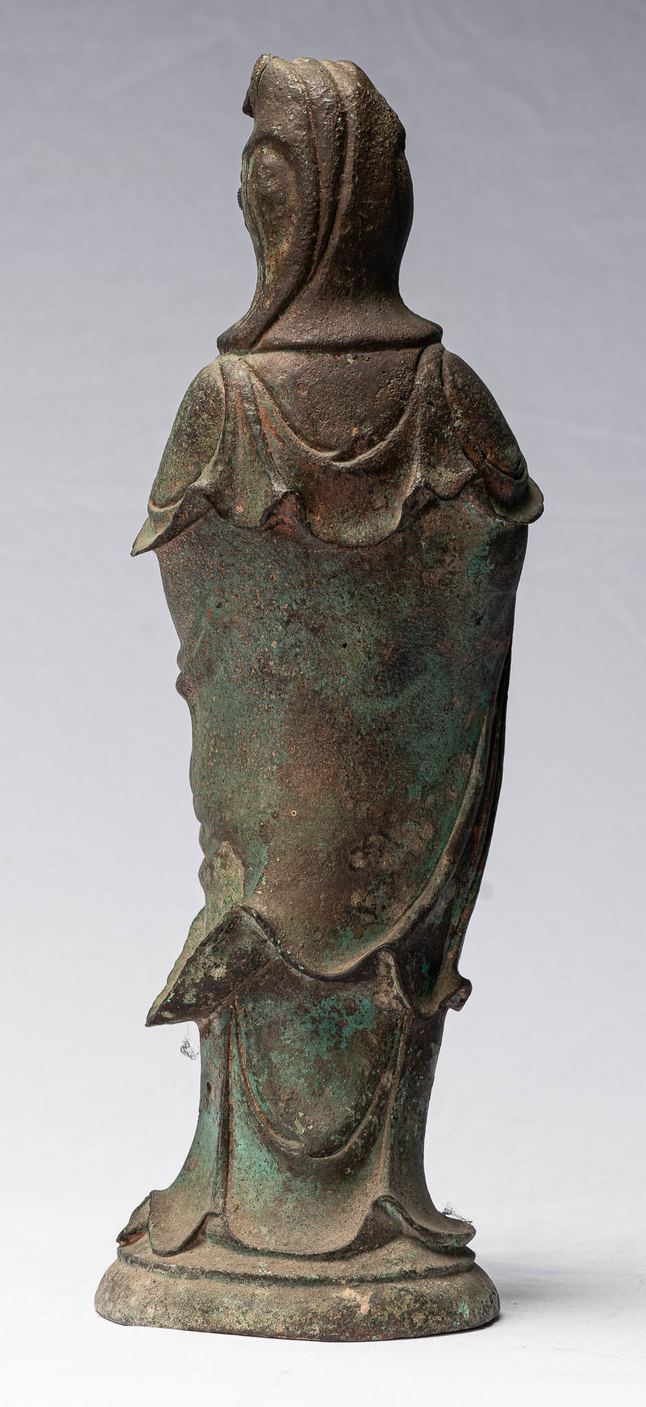 Antique antico stile cinese Kwan Yin o statua di Guanyin - 38 cm/15 "